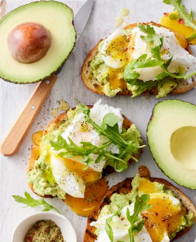 Smashed Avocado Egg Toast